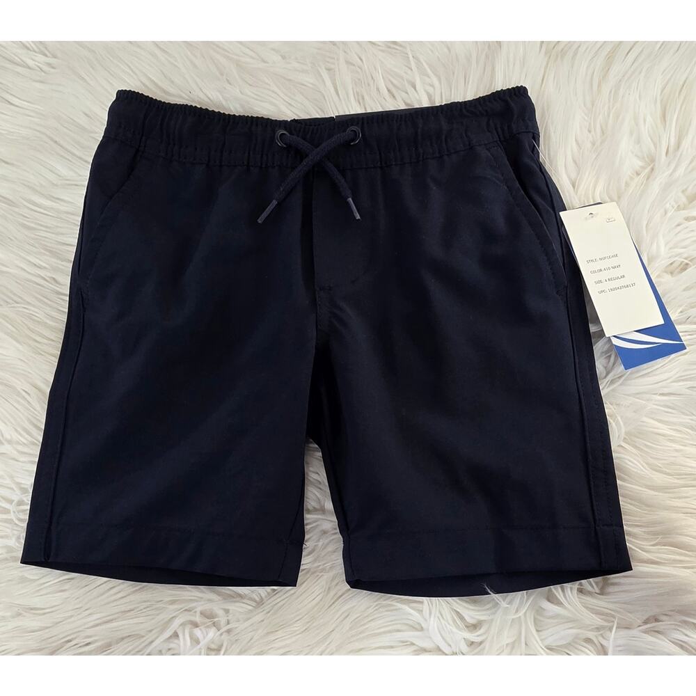 Nautica Little Boys Uniform Lowell Stretch Moisture-Wicking Jogger Shorts Size 4